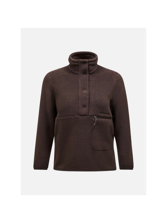 Polar Peak Performance W Fleece Snap T szary - Bluza - Adventure Sports

