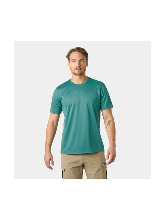 Koszulka męska HELLY HANSEN HH TECH T-SHIRT 2.0 zielona
