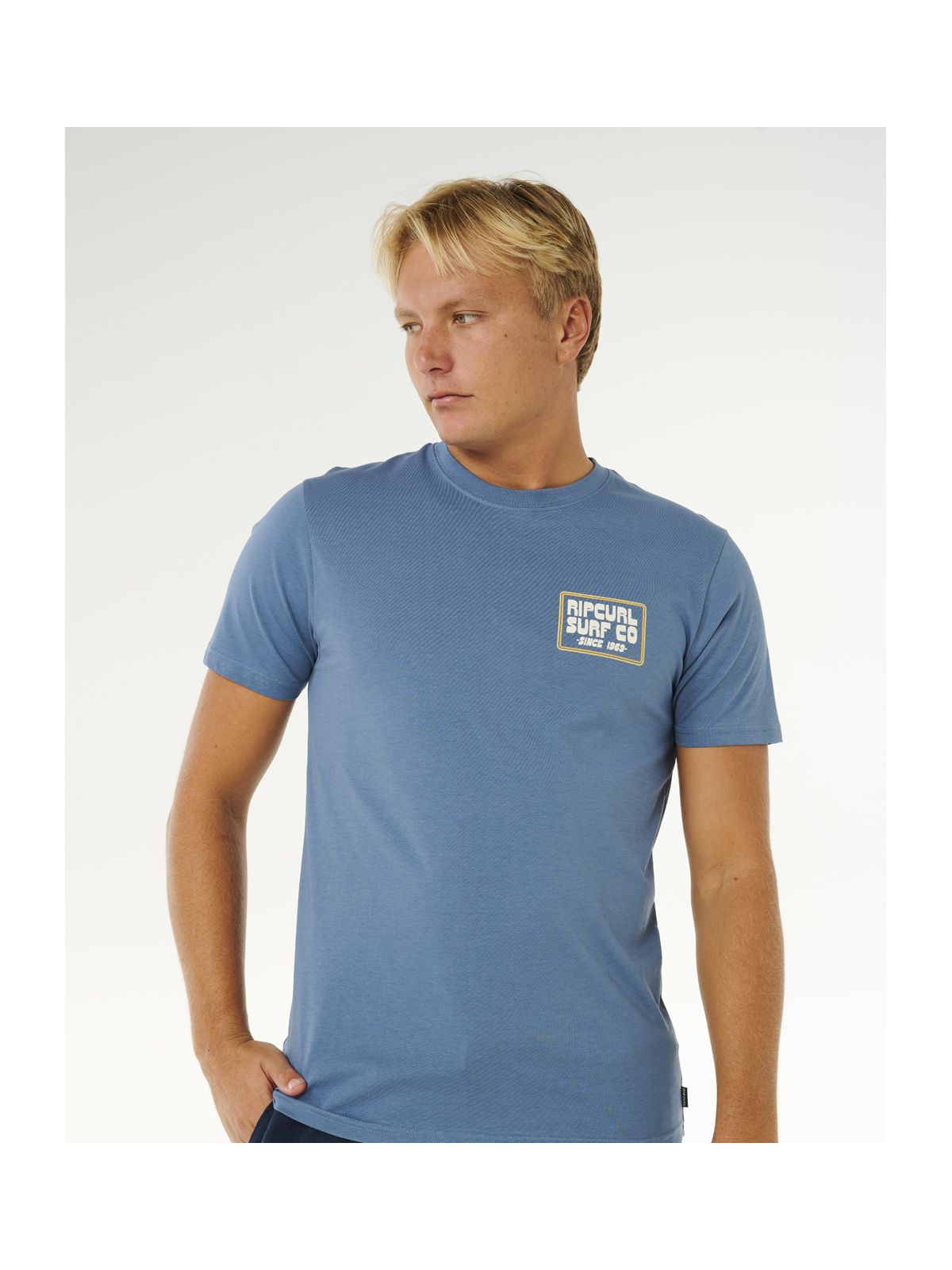 Koszulka męska RIP CURL Pacific Rinse Sunrise Tee niebieska