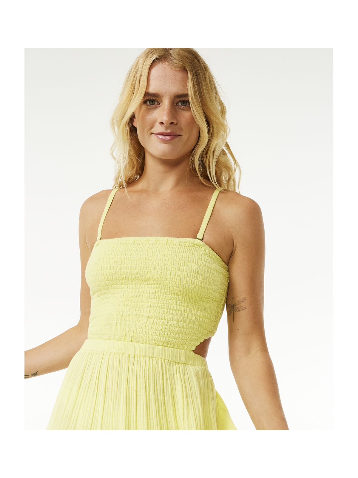 Sukienka RIP CURL Premium Surf Maxi Dress żółty - Adventure Sports