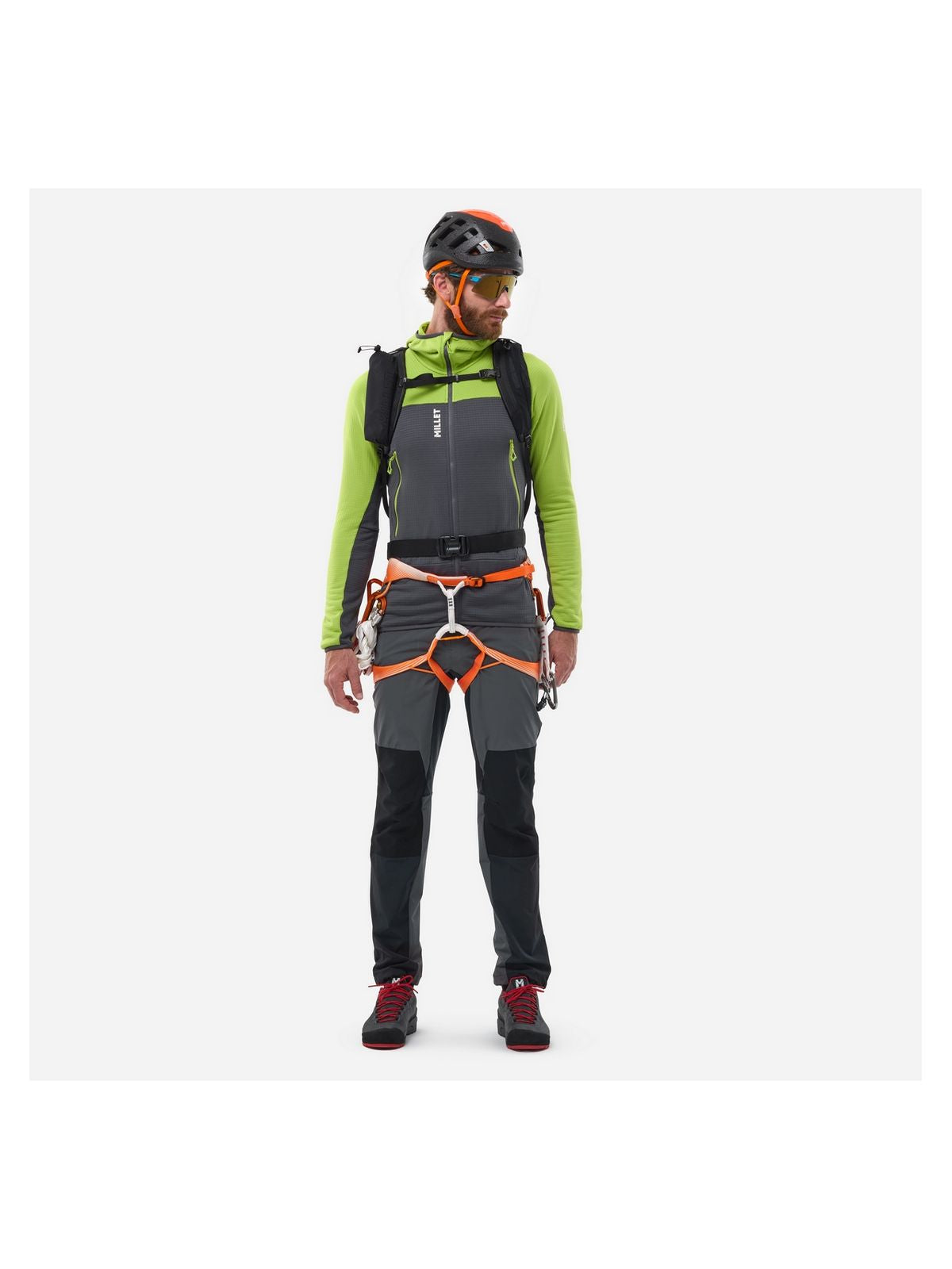 Bluza męska MILLET Fusion Grid Hoodie M żółta limonkowa