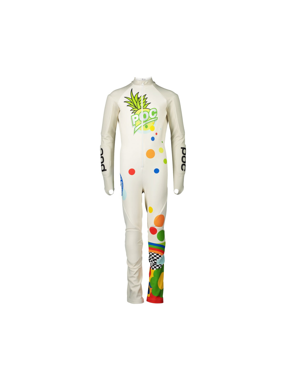 Guma narciarska POC Skin GS JR biały Tropical Race - Narciarska - Adventure Sports