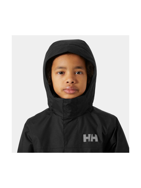 Kurtka outdoorowa dziecięca HELLY HANSEN JR VANCOUVER FLEECE INS JACKET czarna
