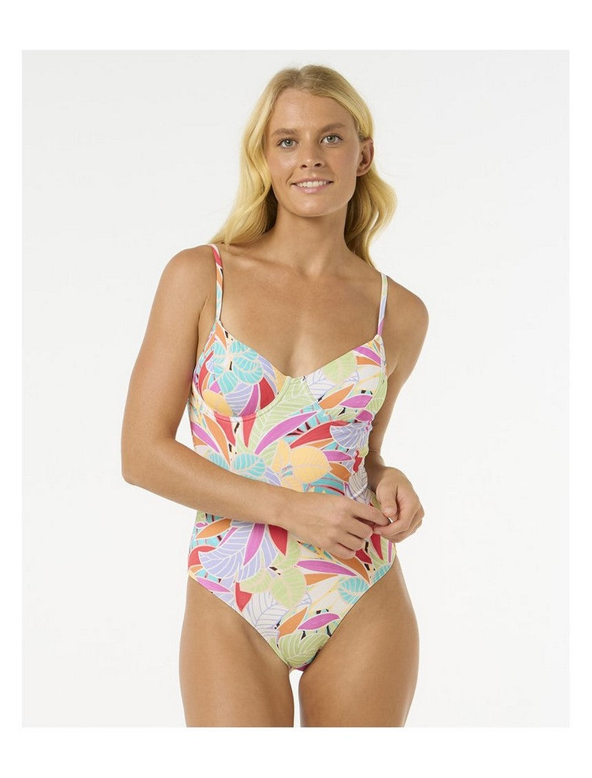 Kostium jednoczęściowy RIP CURL Cala Vadella D-Dd One Piece żółty