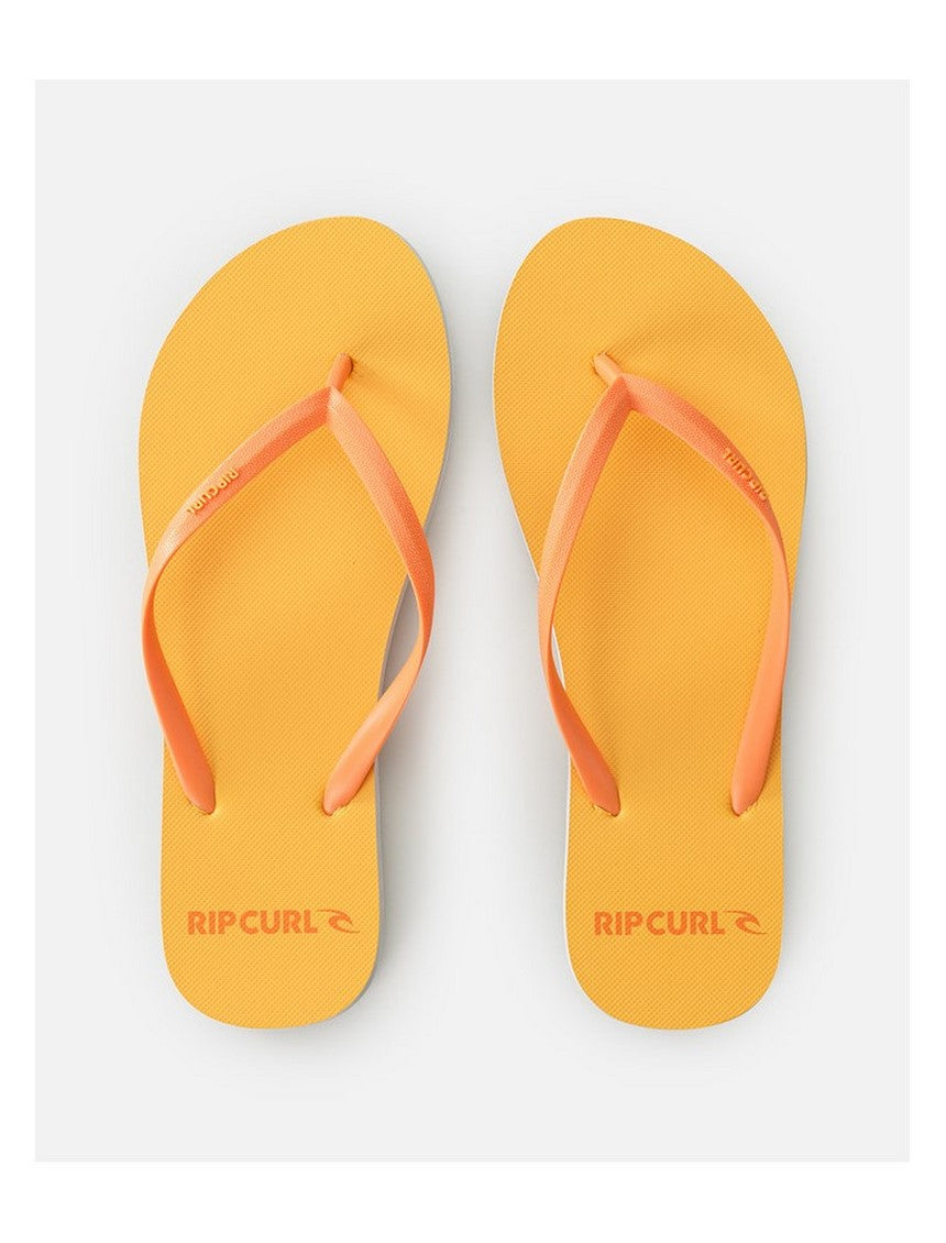 Japonki plażowe damskie RIP CURL Bondi Bloom Open Toe pomarańczowe