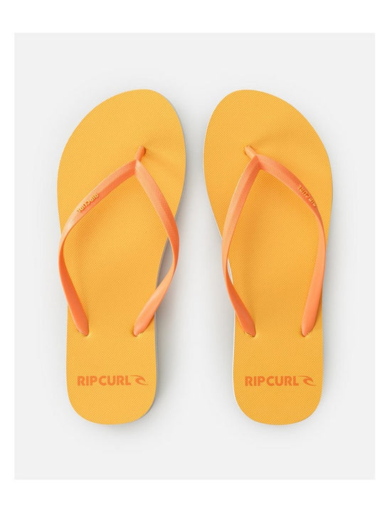 Japonki plażowe damskie RIP CURL Bondi Bloom Open Toe pomarańczowe
