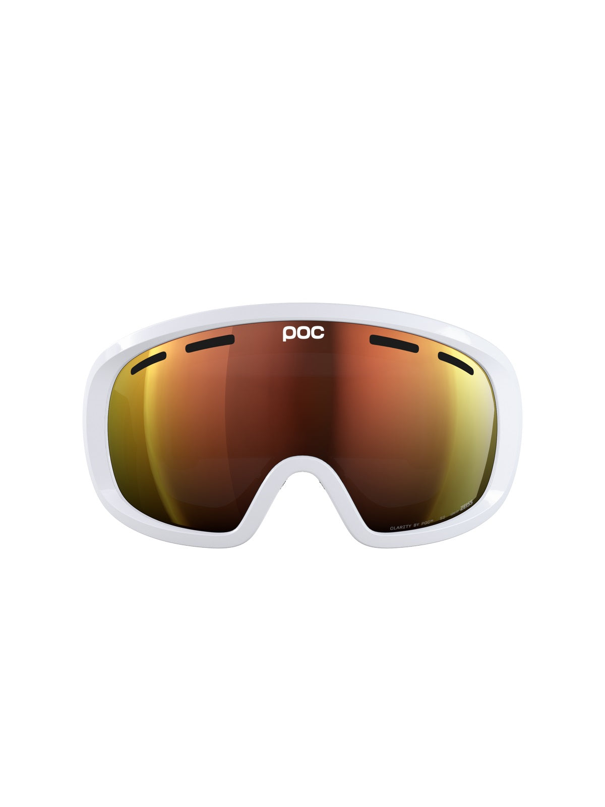 Gogle narciarskie POC Fovea Mid Wide Fit biały