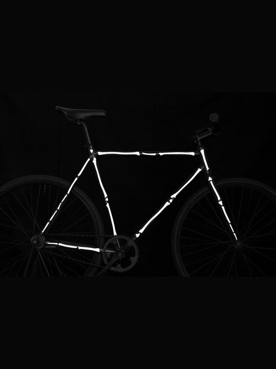 Naklejki odblaskowe BOOKMAN Reflective Bone Stickers szary
