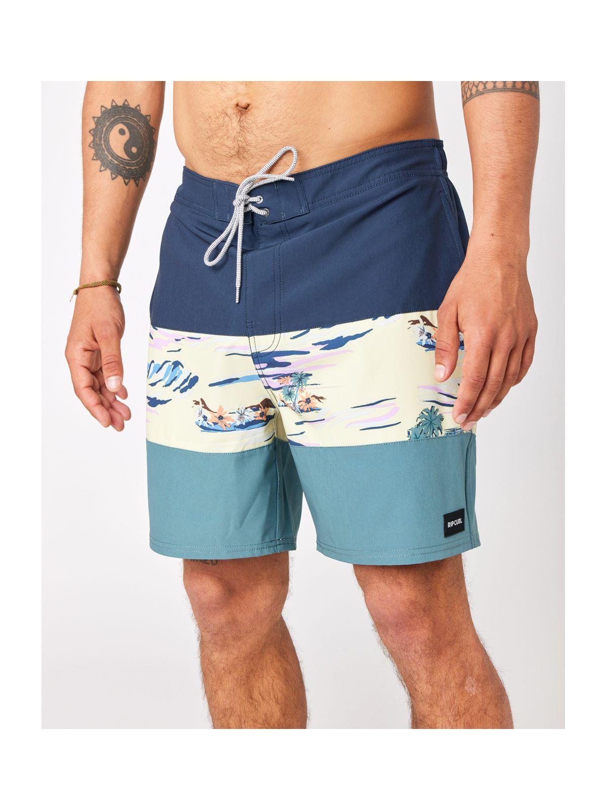 Boardshorty RIP CURL Allover Semi Elastic 17’’ żółty - Adventure Sports