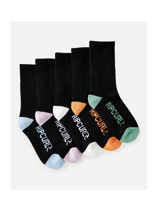 Skarpety RIP CURL School Crew Sock 5-Pk - Boy - TU - Adventure Sports
