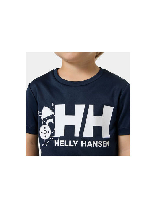 Koszulka dziecięca HELLY HANSEN K Hh Tech Graphic T-Shirt granatowa
