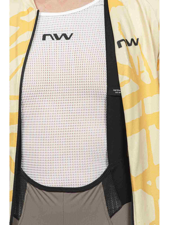 Spodenki rowerowe NORTHWAVE Fast Rock bibshort beżowy - Adventure Sports
