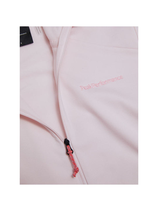 Bluza z kapturem damska PEAK PERFORMANCE Light Zip Hood różowa
