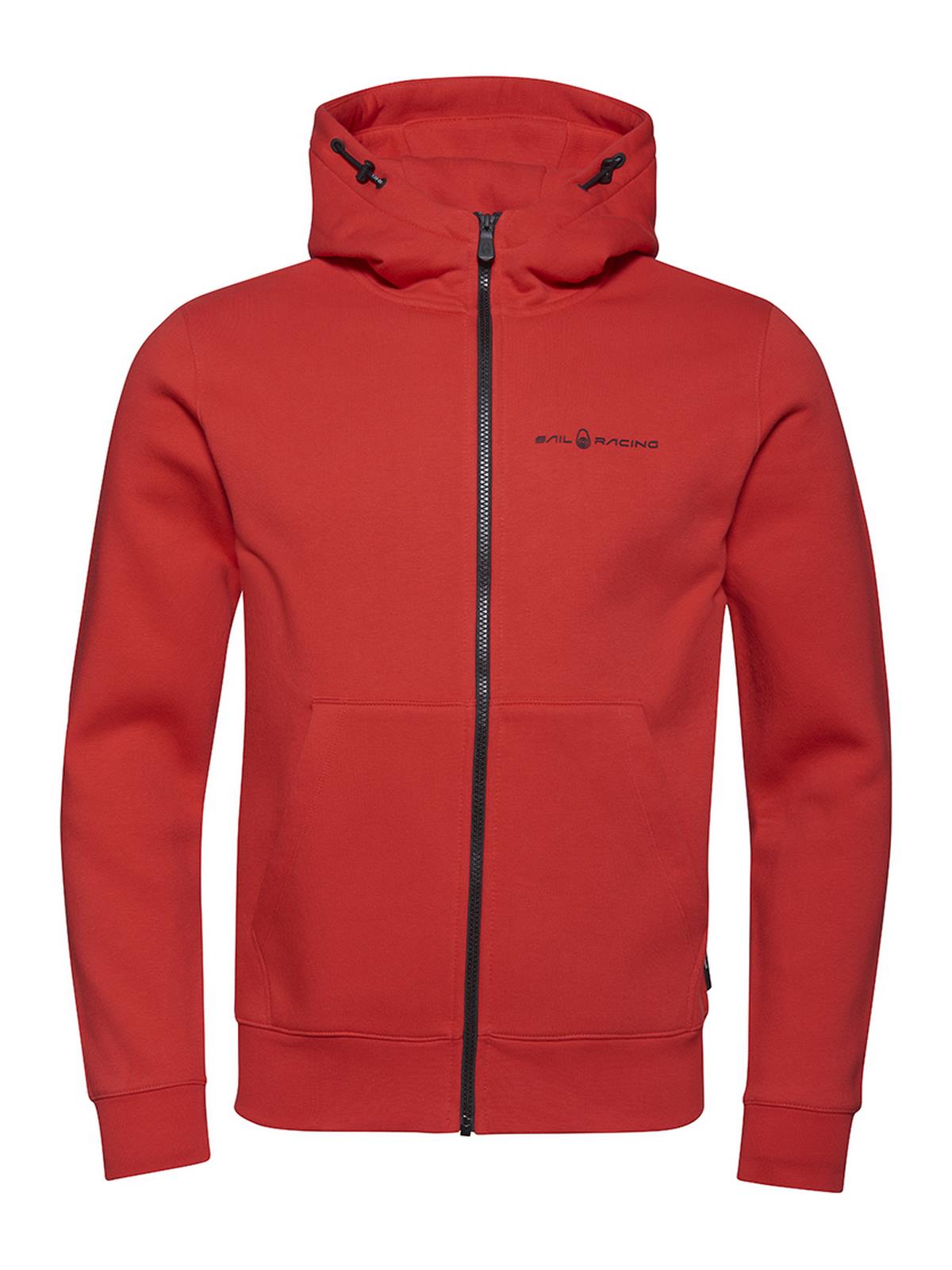 Bluza SAIL RACING Bowman Logo Zip Hood Czerwony - Adventure Sports