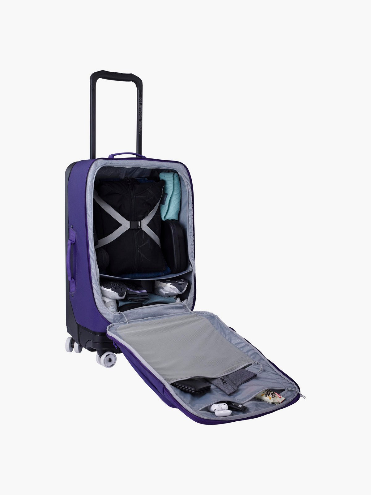 Walizka EVOC 4-Wheel Trolley 100 violet/black