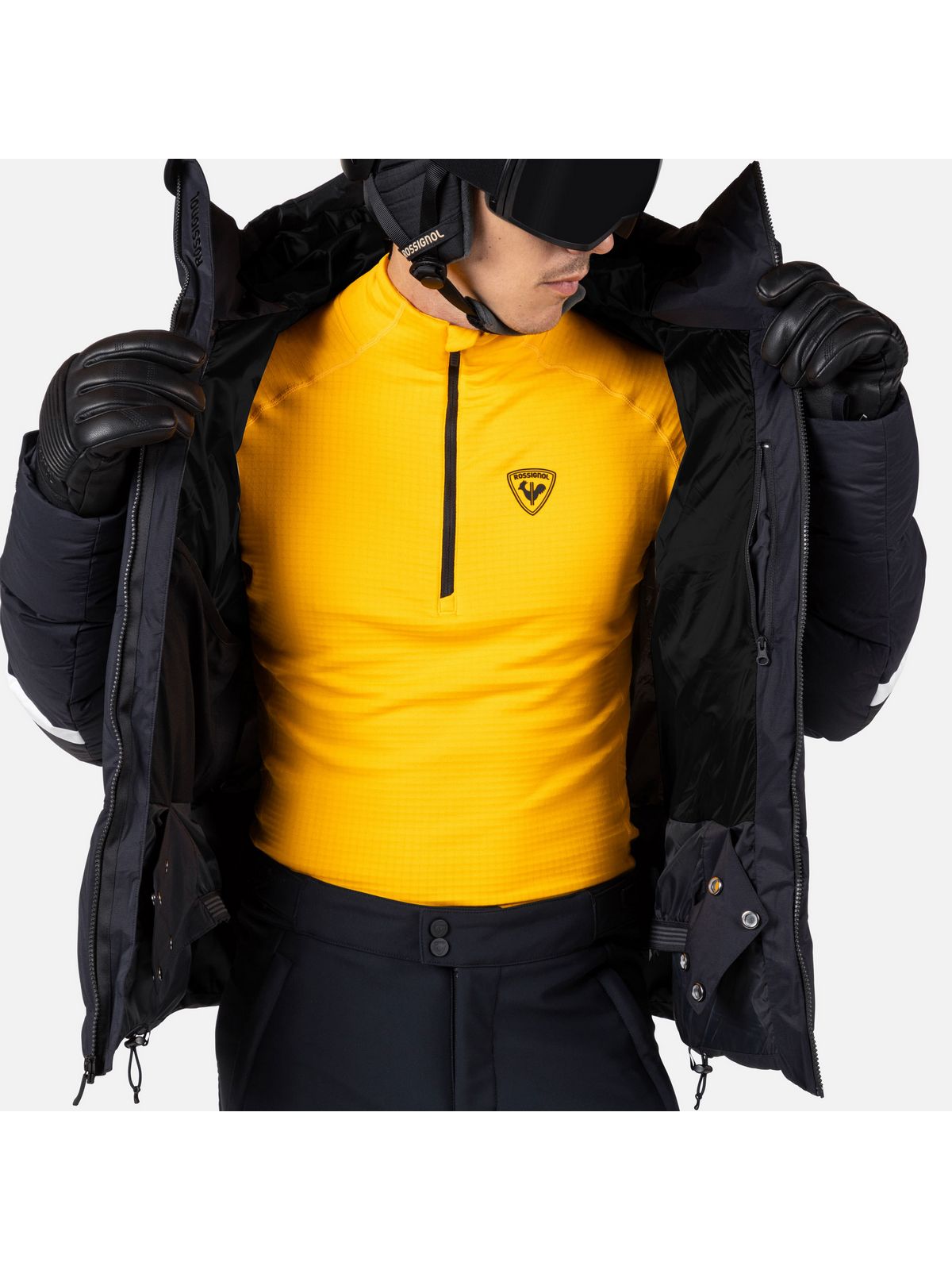 Kurtka męska ROSSIGNOL Daille Down Jkt czarna