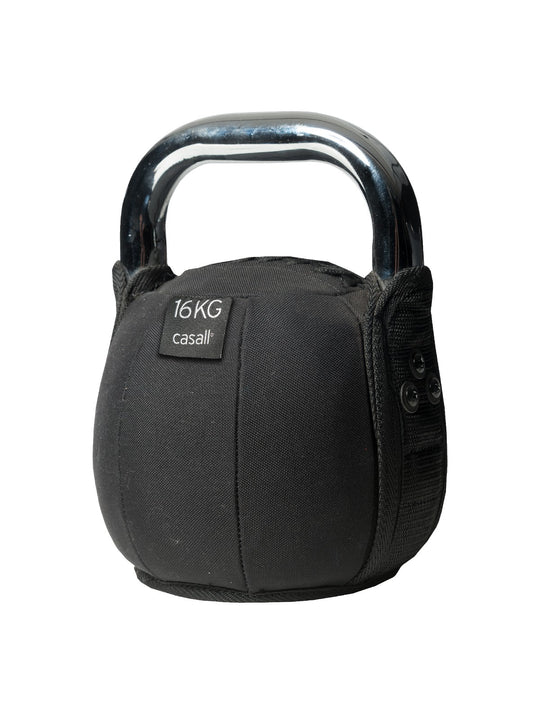 Ciężarek CASALL Kettlebell Soft 16kg kolor czarny
