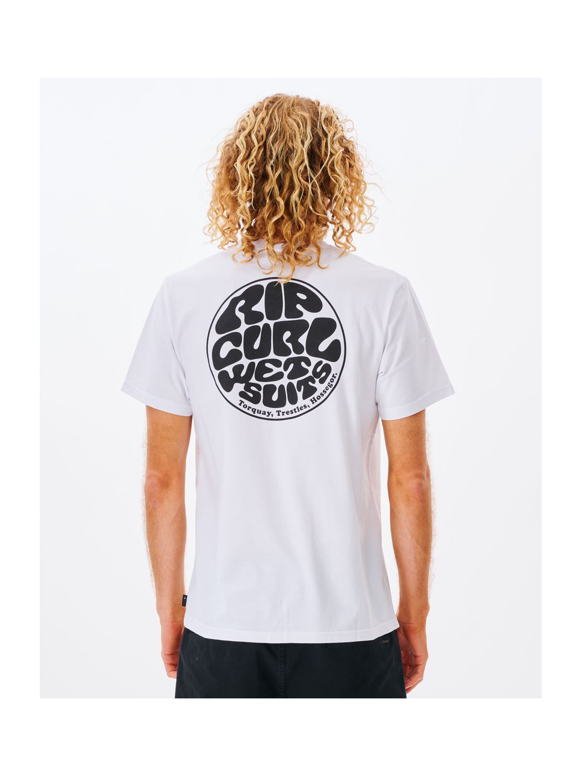 Koszulka RIP CURL Wetsuit Icon Tee biały - Adventure Sports