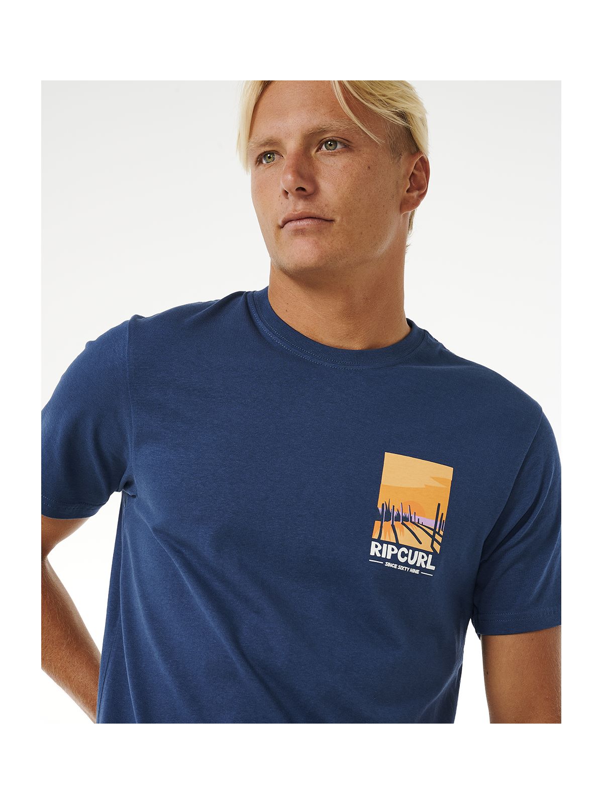 Koszulka RIP CURL Keep On Trucking Tee granatowy - Adventure Sports