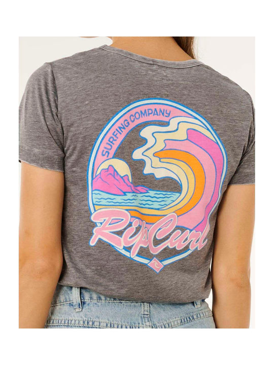 Koszulka damska RIP CURL Layday Standard Tee czarna
