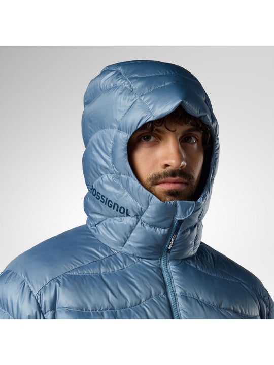 Kurtka puchowa męska ROSSIGNOL M Verok Down Hoodie Jacket niebieska
