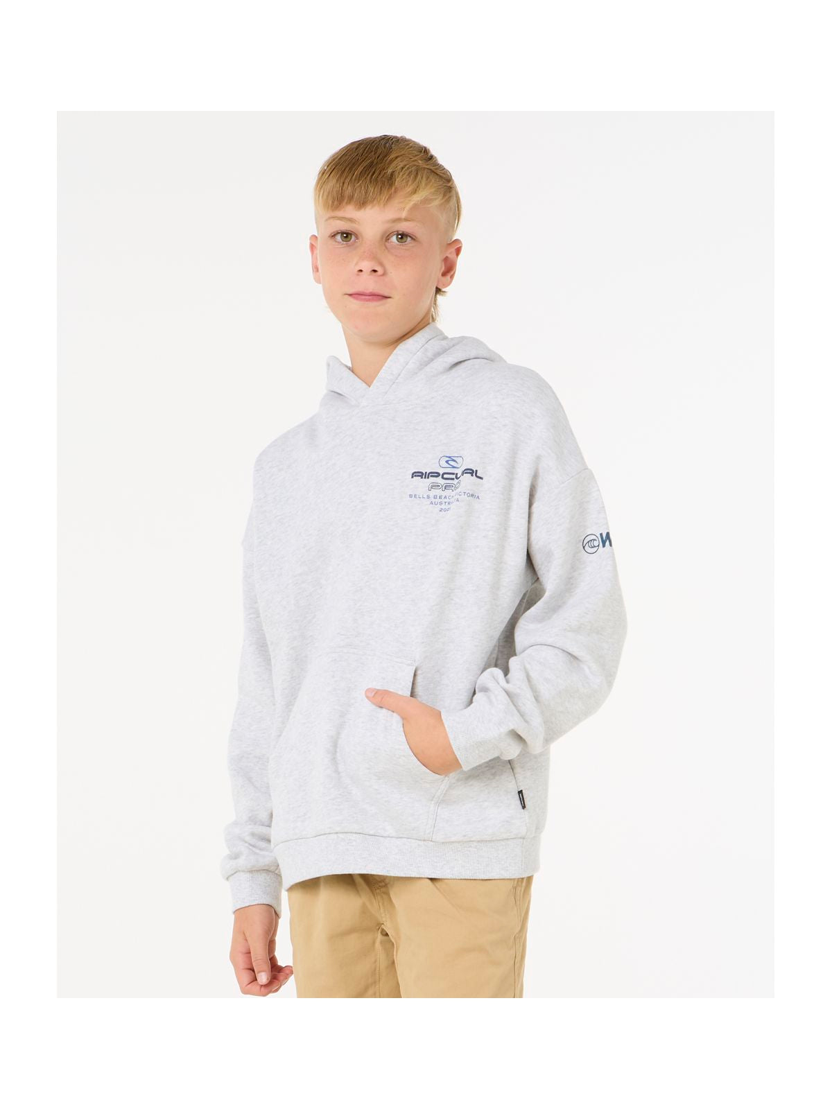 Bluza RIP CURL Rip Curl Pro 25 Hood-Kid szary - Adventure Sports