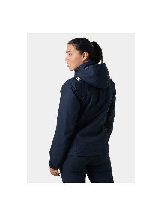 Kurtka damska HELLY HANSEN W Crew Hooded Midl Jacket 2.0  kolor granatowy
