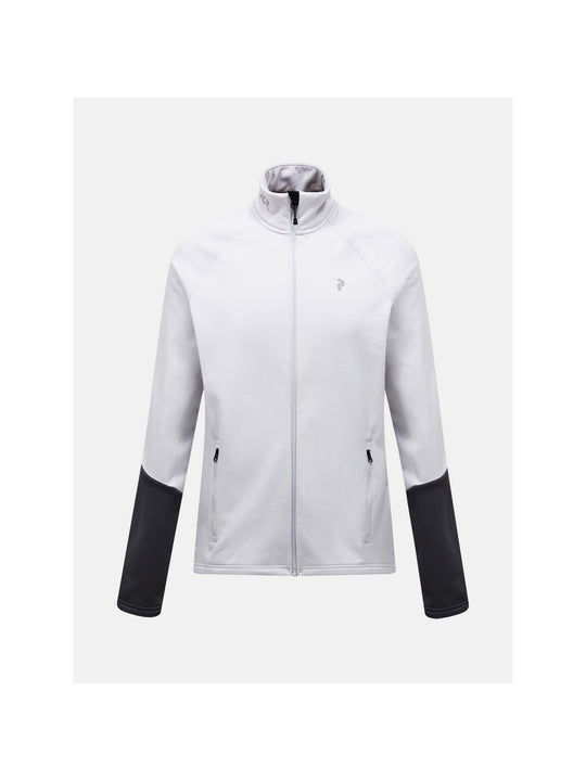 Bluza męska PEAK PERFORMANCE Rider Essentials Midlayer Zip Jacket biała
