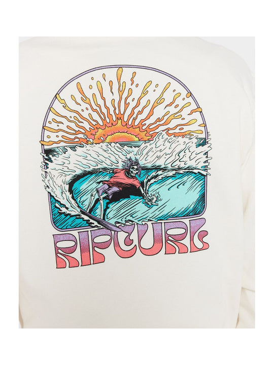 Bluza RIP CURL GRATEFUL SHRED ZIP HOOD beżowa
