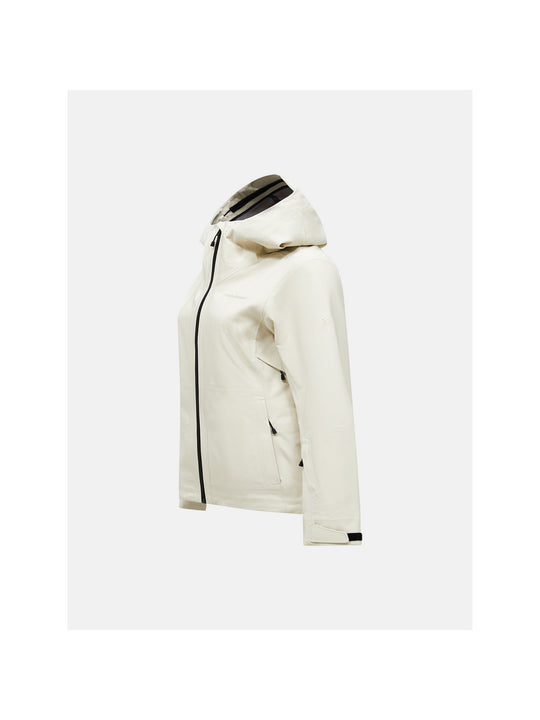 Kurtka narciarska damska PEAK PERFORMANCE Anima HIPE 3L Shell Jacket piaskowa
