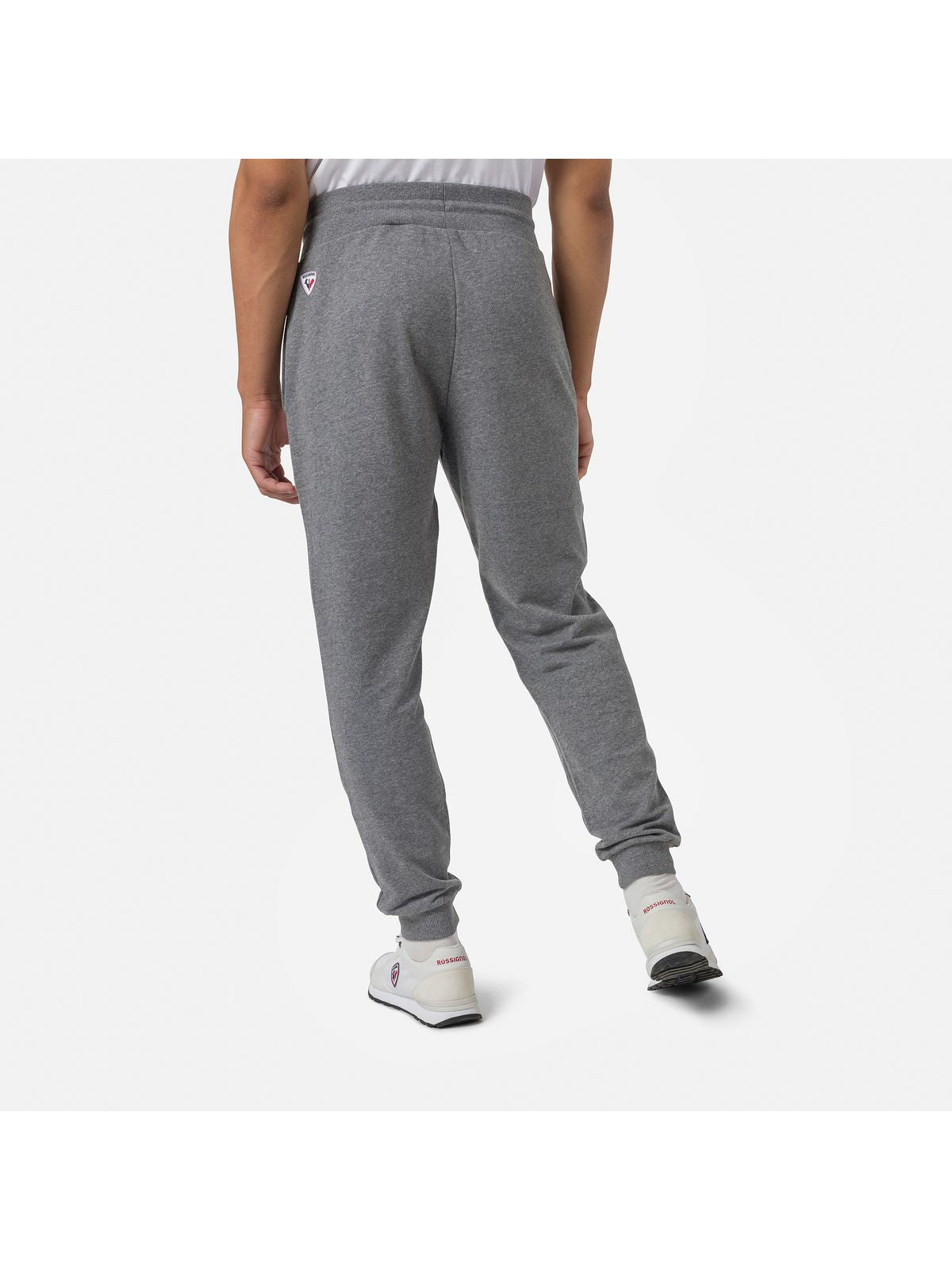 Spodnie dresowe męskie Rossignol LOGO PANT FL szary - Adventure Sports