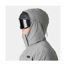 Kurtka narciarska męska HELLY HANSEN ALPHA LIFALOFT JACKET szara
