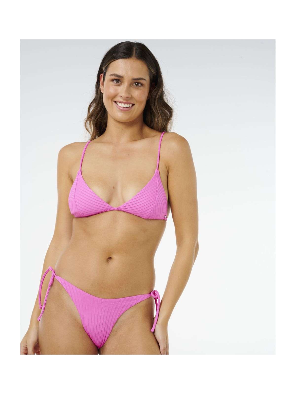 Stanik damski RIP CURL Premium Surf Banded Fixed Tri różowy