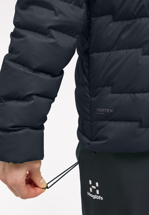 Kurtka HAGLÖFS ROC Flash Down Hood Women true black
