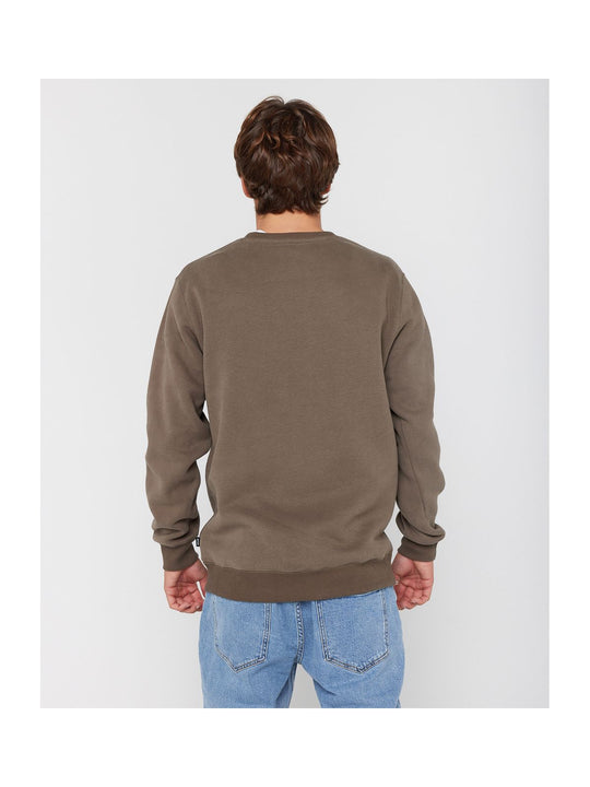 Bluza RIP CURL STAPLE CREW brązowa
