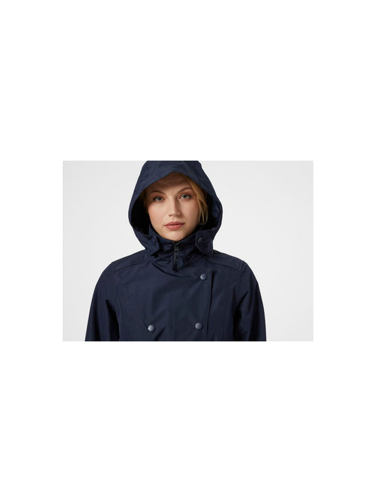 Płaszcz Helly Hansen W Welsey Ii Trench czarny - Adventure Sports

