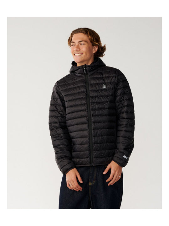 Kurtka męska RIP CURL S-Series Puffer Dwr Hood czarna
