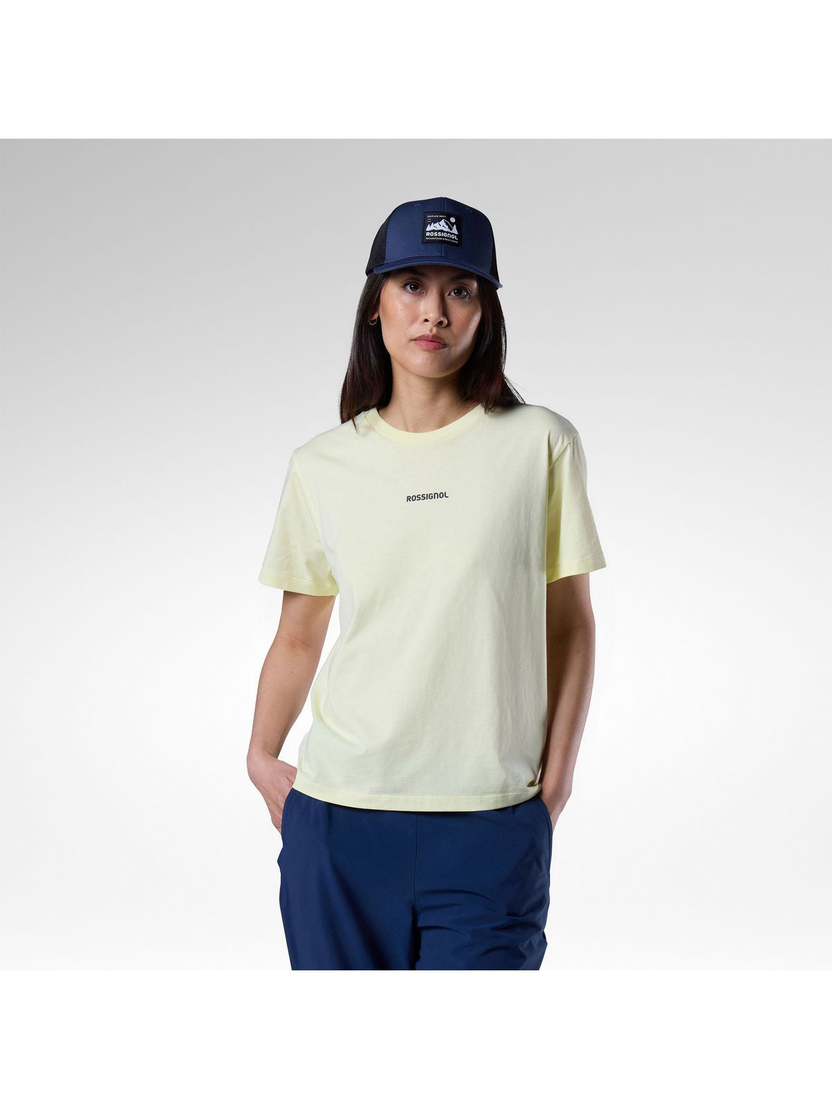 Koszulka damska ROSSIGNOL W Graphic Waterfall Tee żółta