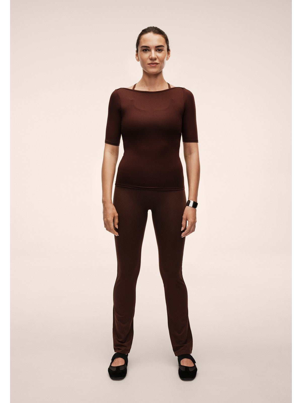 Spodnie damskie CASALL Sublime Straight Pant brązowe