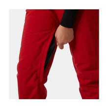 Spodnie narciarskie damskie HELLY HANSEN W LEGENDARY INSULATED BIB PANT czerwone
