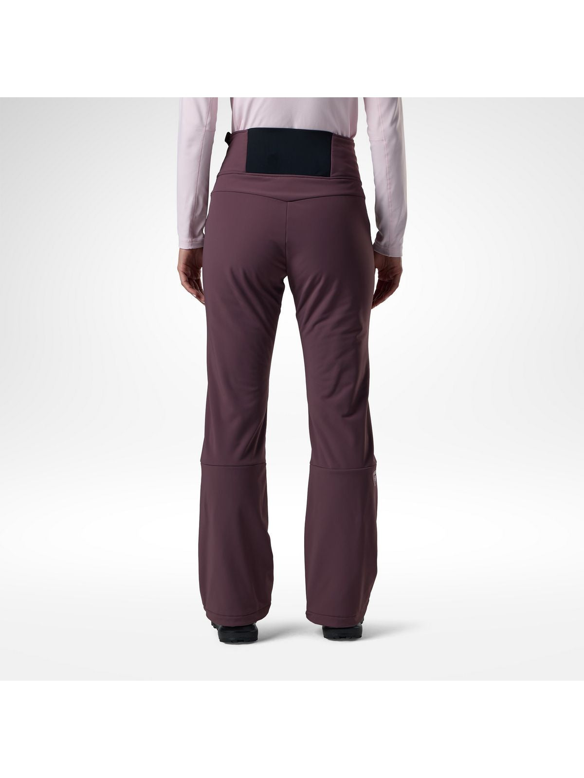 Spodnie narciarskie damskie ROSSIGNOL W Ski Softshell Pant bordowe
