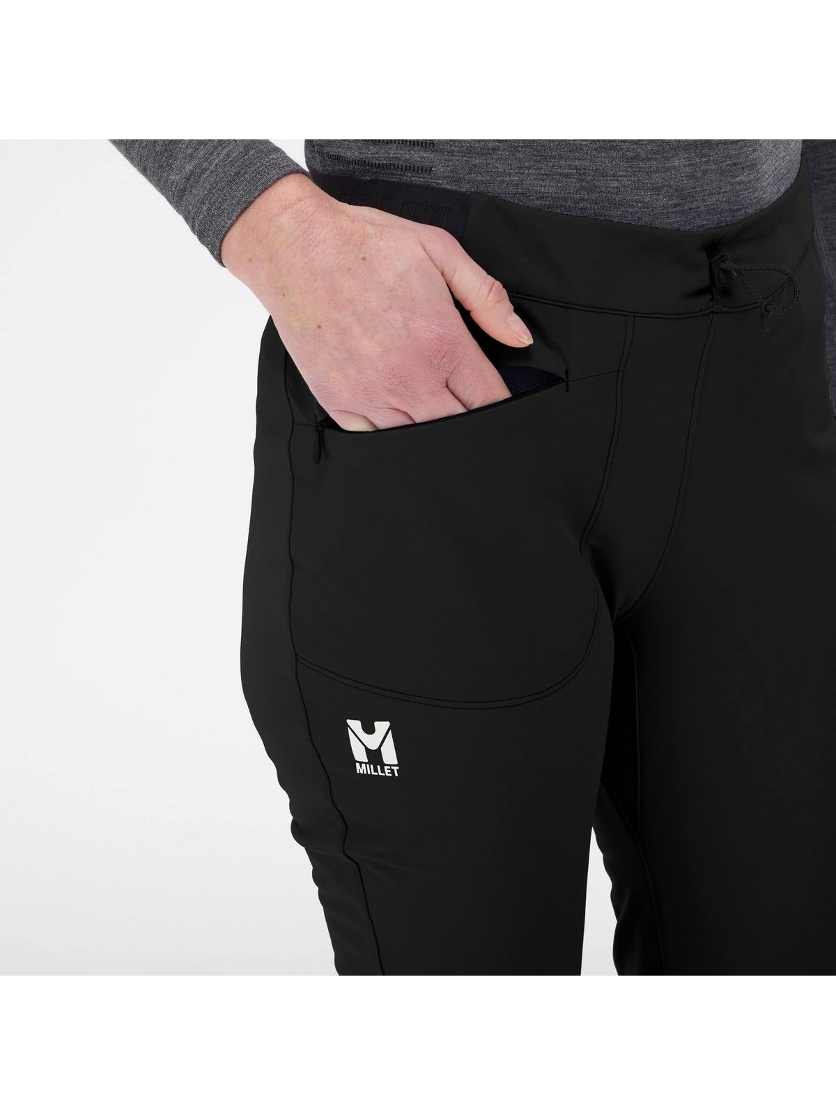 Spodnie damskie outdoorowe MILLET W Pierra Ment Pt Czarny - Adventure Sports