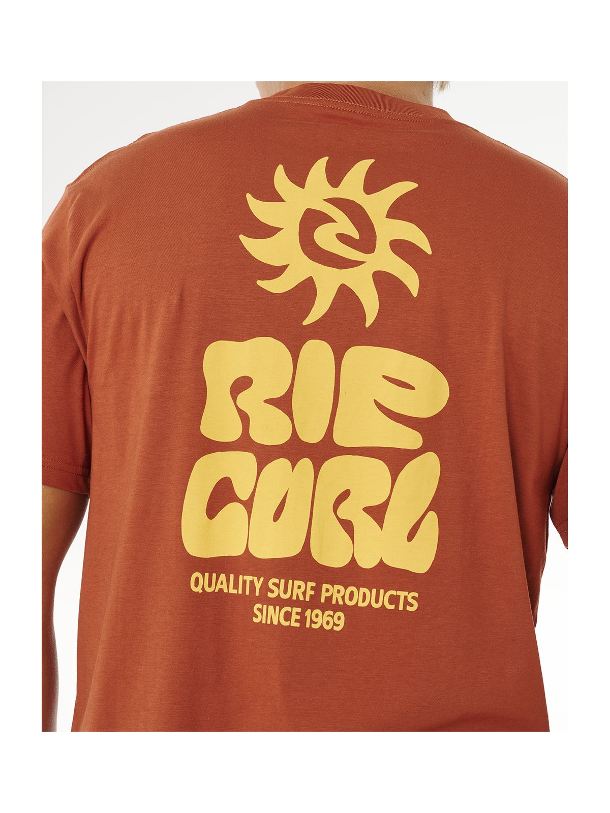 Koszulka męska RIP CURL Pacific Rinse Glass Off Tee brązowa