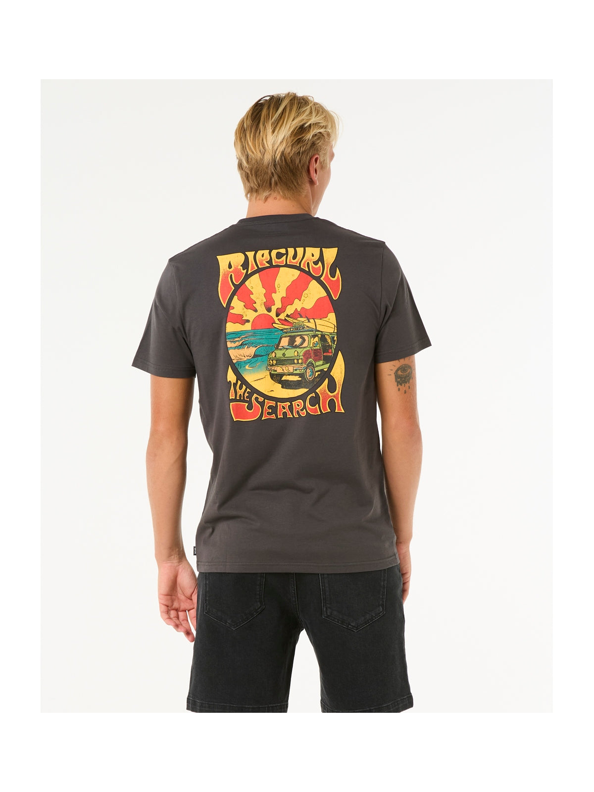 Koszulka męska RIP CURL Keep On Trucking Tee czarna
