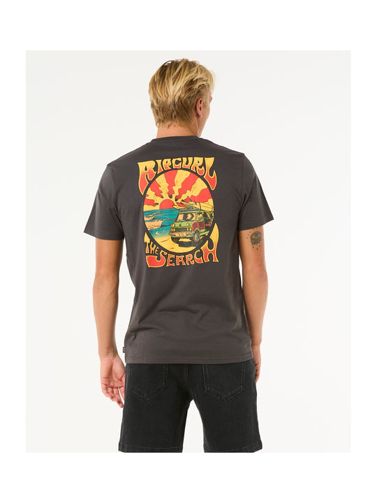 Koszulka męska RIP CURL Keep On Trucking Tee czarna
