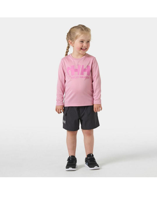 Koszulka dziecięca HELLY HANSEN K Hh Tech Graphic Ls Top różowa

