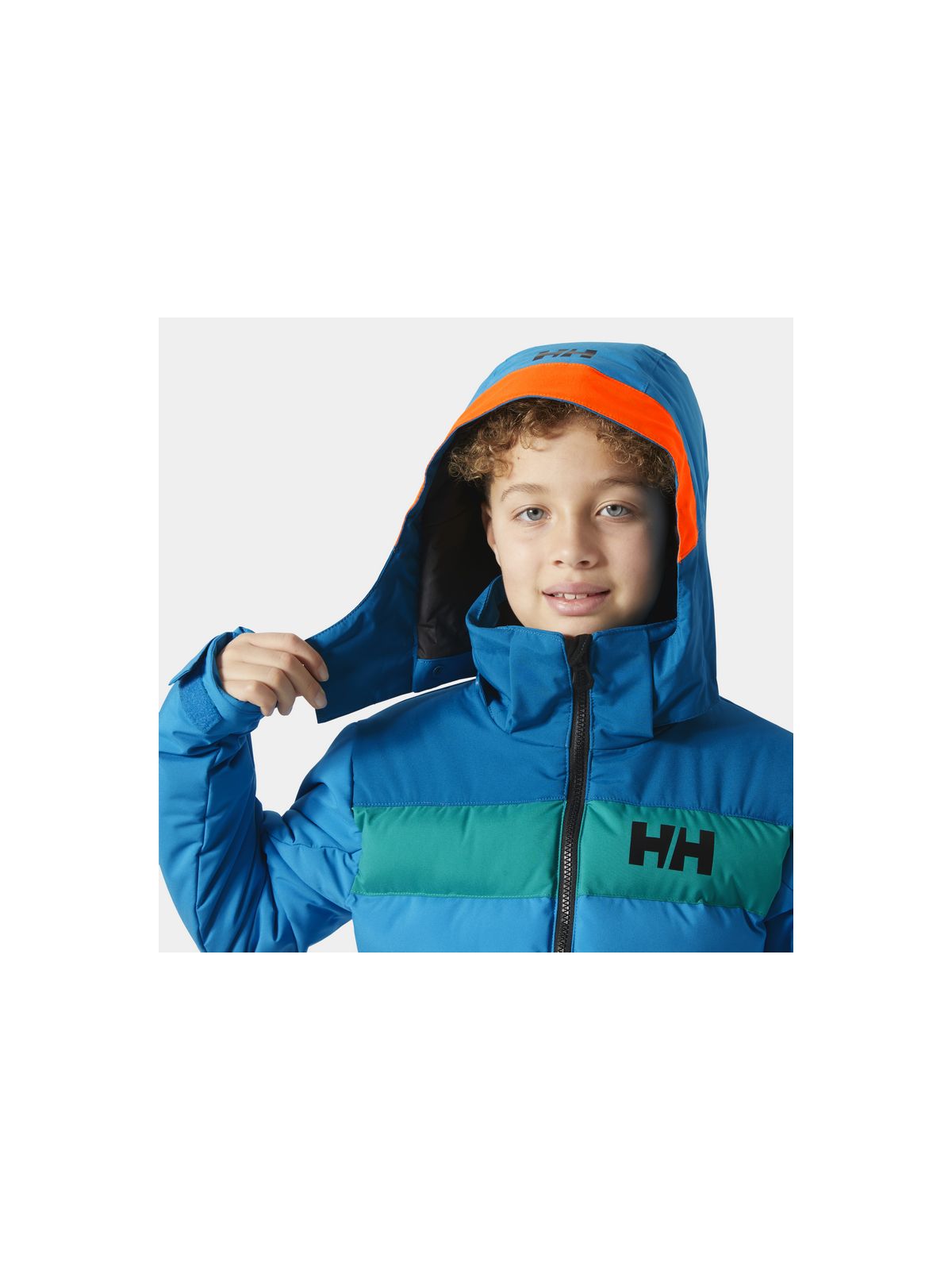 Kurtka narciarska dziecięca HELLY HANSEN Jr Cyclone Jacket kolor niebieski