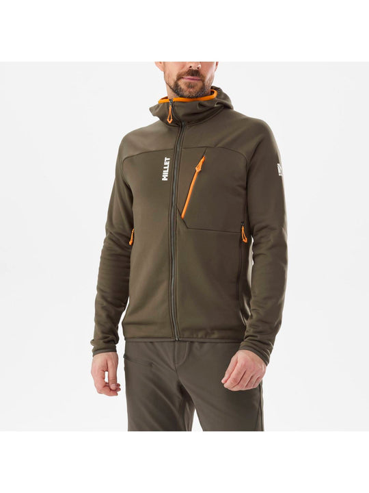 Bluza techniczna męska MILLET M Seneca Fleece Hoodie Zielony - Kurtka - Adventure Sports
