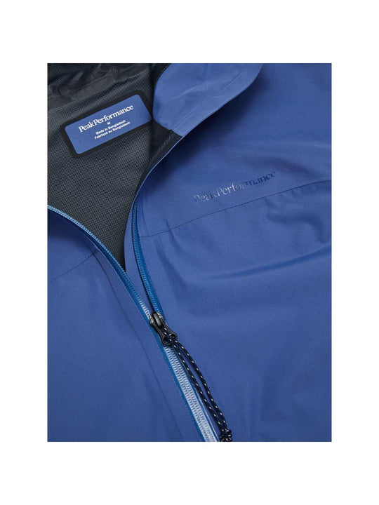 Kurtka outdoorowa męska PEAK PERFORMANCE Treeline HIPE 2.5L Shell Jacket niebieska
