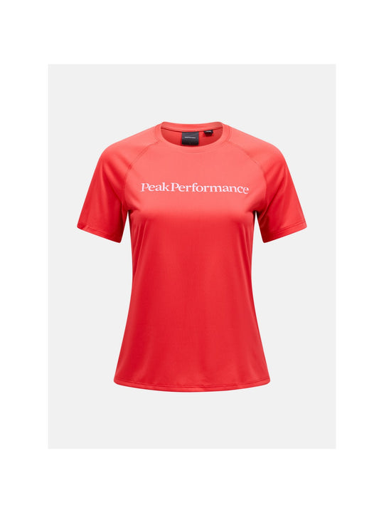 Koszulka PEAK PERFORMANCE Active Tee Women czerwony - Adventure Sports
